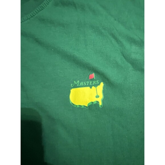 2022 Authentic Masters T Shirt Double Sided Men’s Green Augusta XL - Picture 4 of 6
